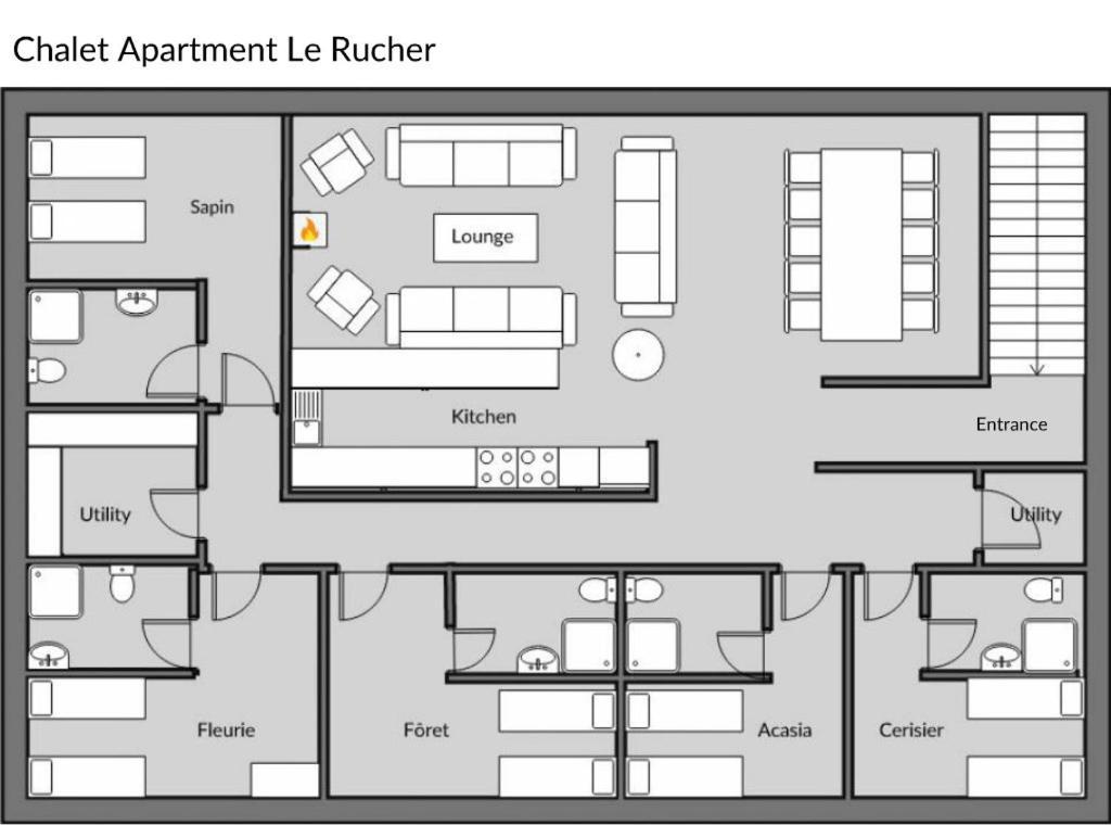 Appartement Ruttenets - Hyper Centre Morzine Ngoại thất bức ảnh